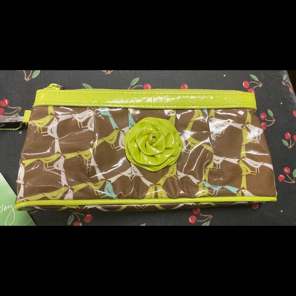 Vera Bradley bird wristlet